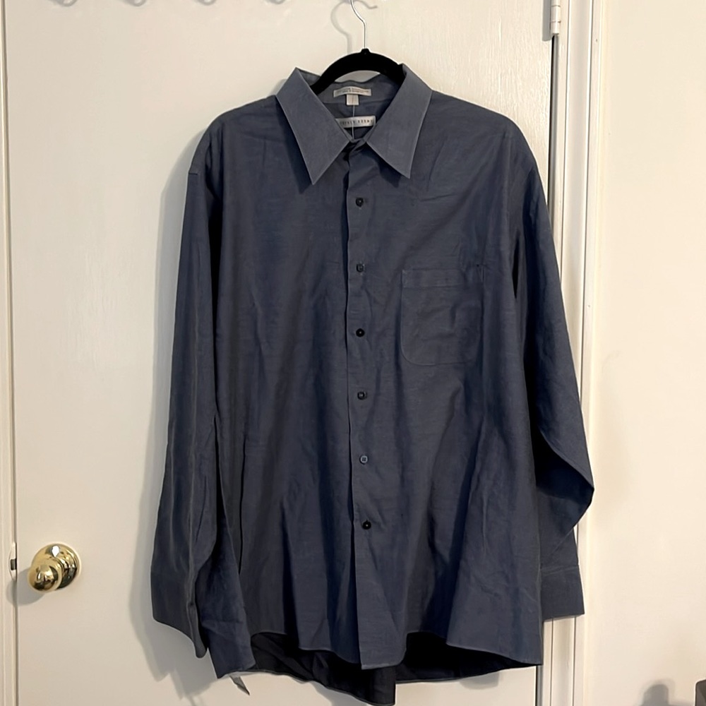 Geoffrey Beene men’s dress shirt, 18/34-35, NWOT.
